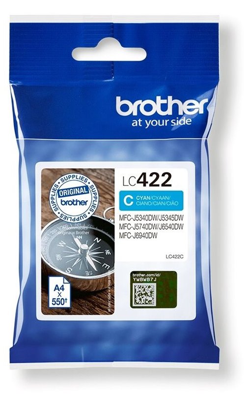 Brother LC422C - Cyan - original - Tintenpatrone