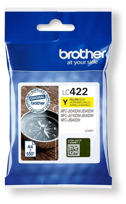 Brother LC422Y - Gelb - original - Tintenpatrone