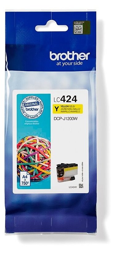 Brother LC424Y - Gelb - original - Tintenpatrone