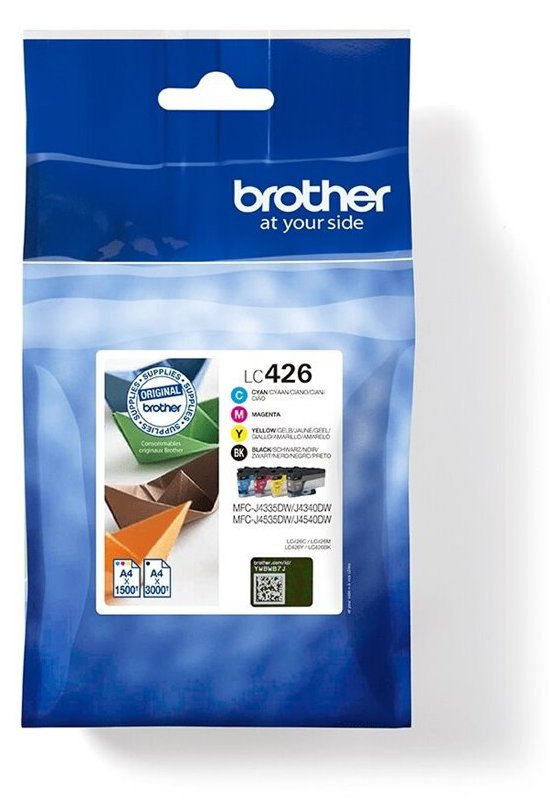 Brother LC426 - 4er-Pack - Schwarz, Gelb, Cyan, Magenta