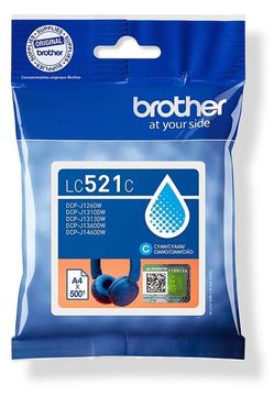 Brother LC521C - Cyan - original - Kissen-Pack von LumaTech