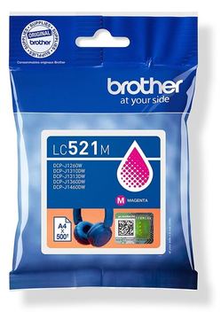 Brother LC521M - Magenta - original - Kissen-Pack von LumaTech