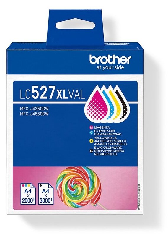 Brother LC527XL Value Pack - 4er-Pack - Hohe Ergiebigkeit