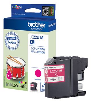Brother LCLC22UM - XL - Magenta - Original - Tintenpatrone von LumaTech