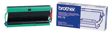 Brother PC75 - Schwarz - Farbbandkassette - für FAX-T102 von LumaTech
