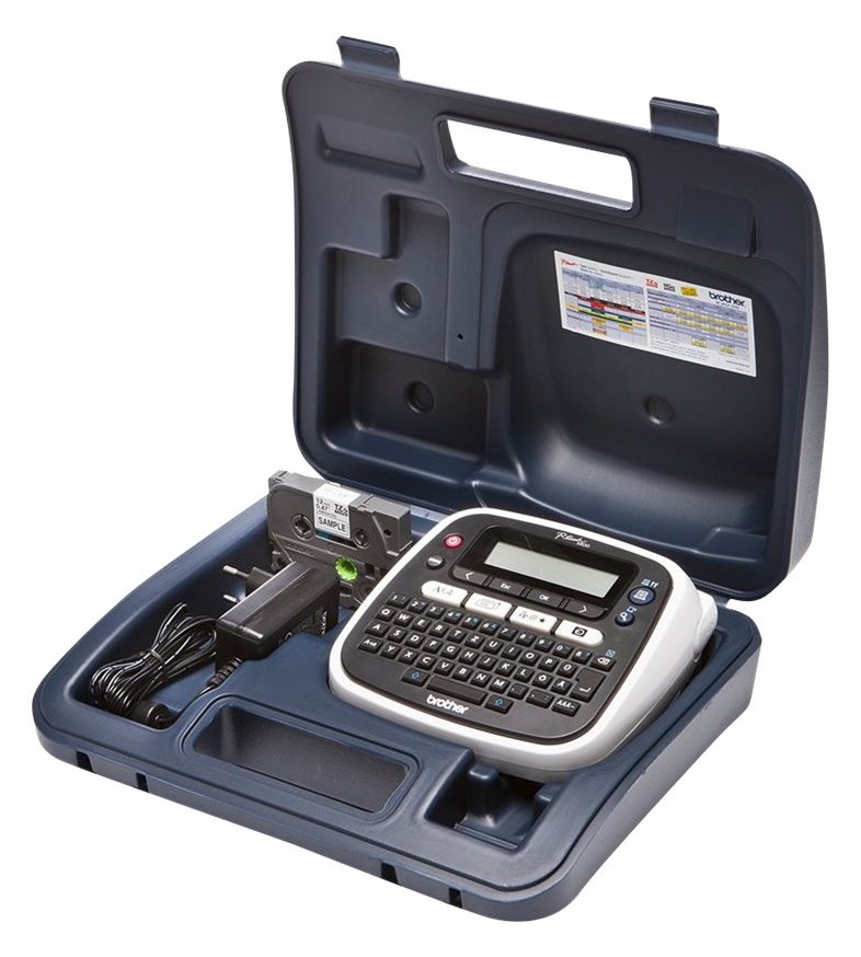 Brother P-Touch PT-D200BWVP - Beschriftungsgerät - s/w - Thermotransfer - Rolle (1,2 cm)