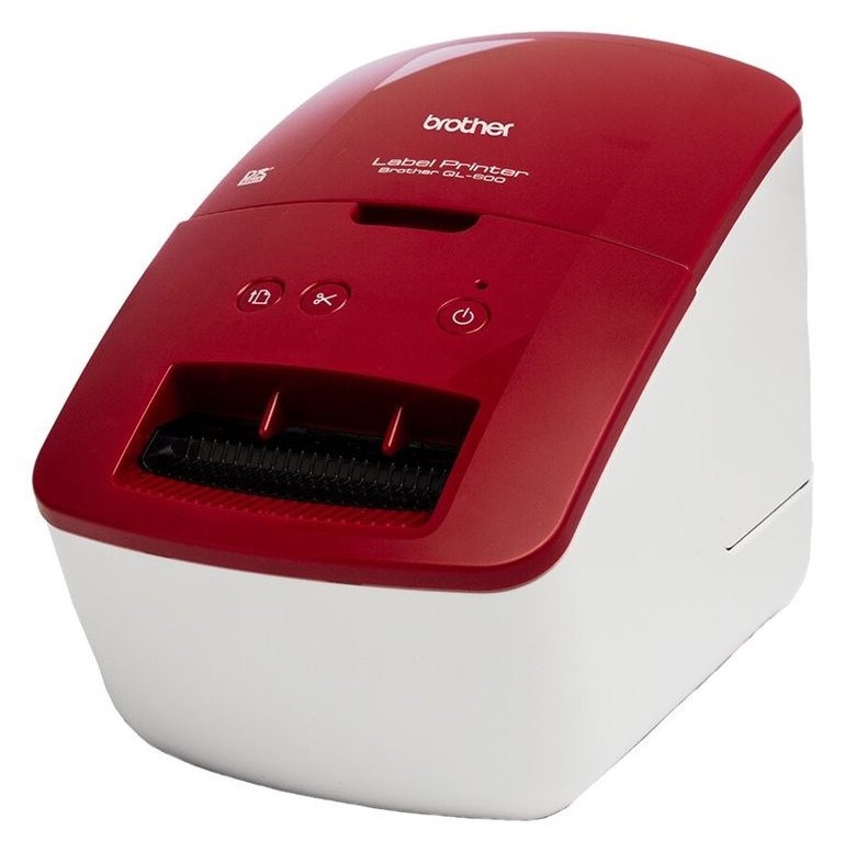 Brother QL-600R - Etikettendrucker - Thermodirekt - Rolle (6,2 cm)