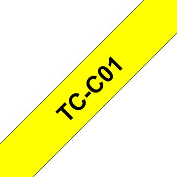 Brother TCC01 - 12 mm x 6.7 m - Schwarz auf Neongelb von LumaTech
