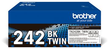 Brother TN242 BKTWIN - 2er-Pack - Schwarz - original von LumaTech
