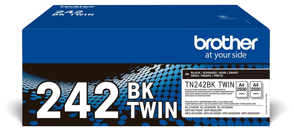 Brother TN242 BKTWIN - 2er-Pack - Schwarz - original