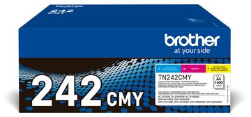 Brother TN242CMY Value Pack - 3er-Pack - Gelb, Cyan, Magenta von LumaTech