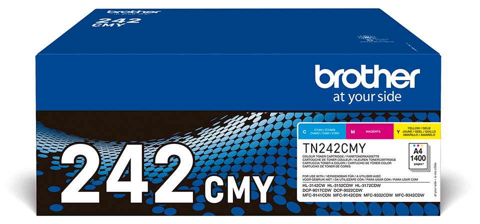 Brother TN242CMY Value Pack - 3er-Pack - Gelb, Cyan, Magenta