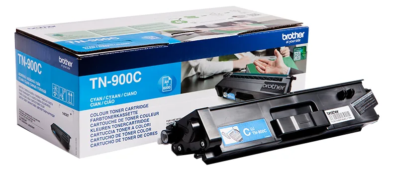 Brother TN900CP - Cyan - original - Tonerpatrone, Ansicht 2