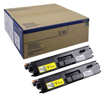 Brother TN900y - 2er-Pack - Gelb - original - Tonerpatrone von LumaTech