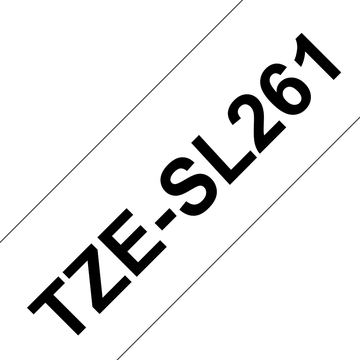 Brother TZe-SL261 - Selbstklebend - Schwarz auf Weiß - Rolle (3,6 cm x 8 m) von LumaTech