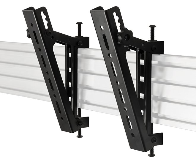 B-TECH BT8390-VESA200T - Flachbildschirm-Montagearm - Schwarz - 70 kg - Schiene - 200 x 200,600 x 200 mm - 47