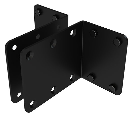 B-TECH BT8390-WFK4 - Schelle - Schwarz - 25 kg - Schiene - BT8390 - 90 mm