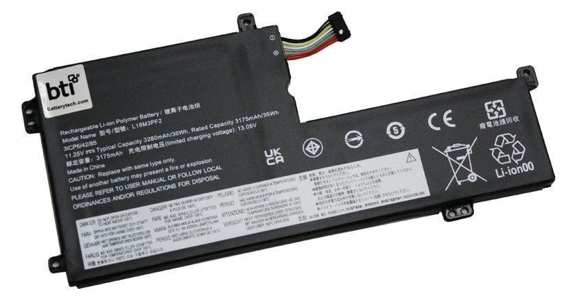 BTI Laptop-Batterie (gleichwertig mit: Dell GRT01, Dell R05P0, Dell 0R05P0, Dell CN-0R05P0, Dell 0VXD57, Dell 00P3TJ)