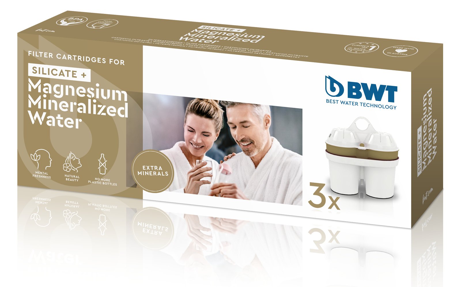 BWT 125305499 - 3 Stück(e) - BWT - Wasserfilterkartusche