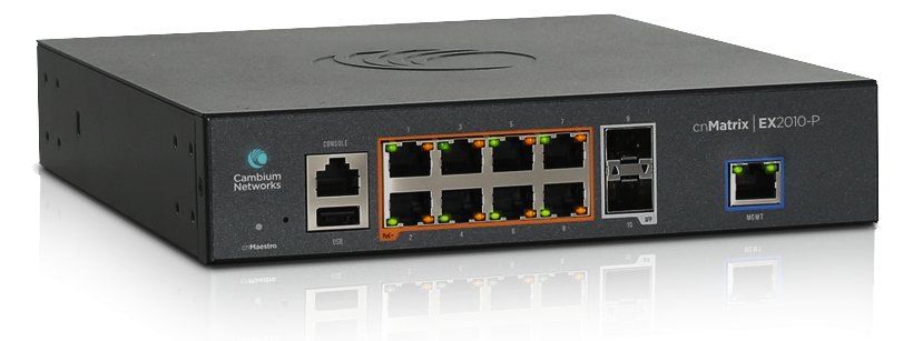Cambium Networks cnMatrix EX2010-P - Switch - managed - 8 x 10/100/1000 (PoE+)