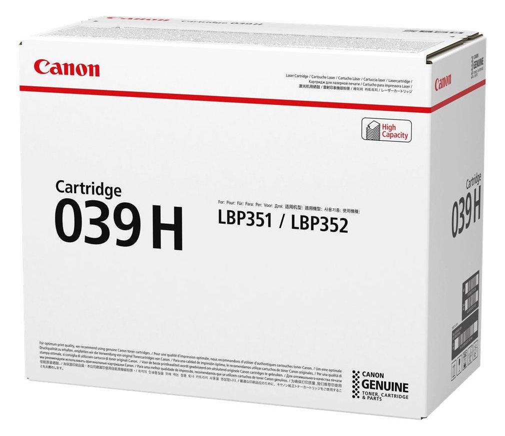 Canon 039 H - Schwarz - Original - Tonerpatrone