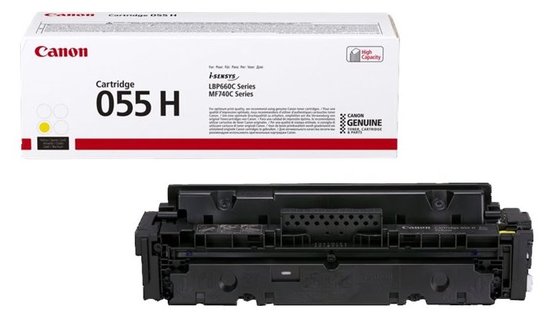 Canon 055 H - Hohe Ergiebigkeit - Gelb - original