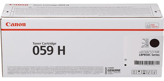 Canon 059 H - Mit hoher Kapazität - Schwarz - Original