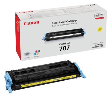 Canon 707Y - Gelb - Original - Tonerpatrone - für i-SENSYS LBP5000, LBP5100 von LumaTech