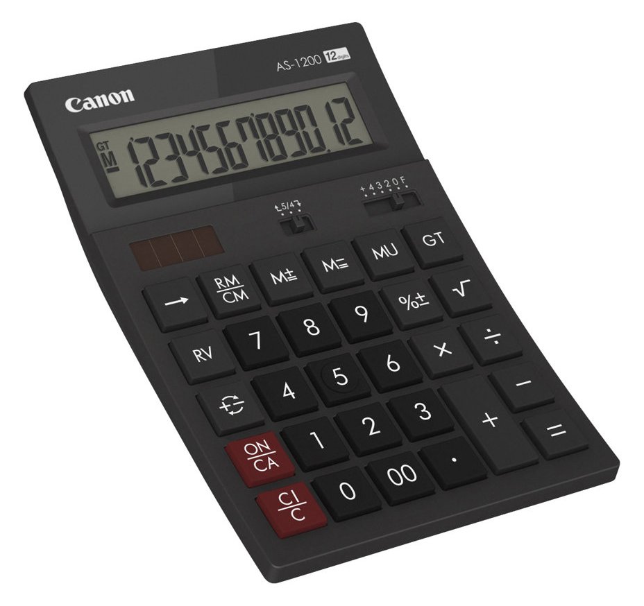Canon AS-1200 - Desktop-Taschenrechner - 12 Stellen