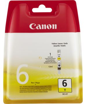 Canon BCI-6Y - Gelb - original - Tintenbehälter von LumaTech