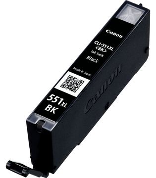 Canon CLI-551BK XL - Hohe Ergiebigkeit - Schwarz von LumaTech