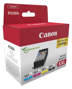 Canon CLI-581XXL Ink Cartridge C/M/Y/BK - Tintenpatrone von LumaTech