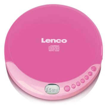 Lenco CD-011 - CD-Player - pink von LumaTech