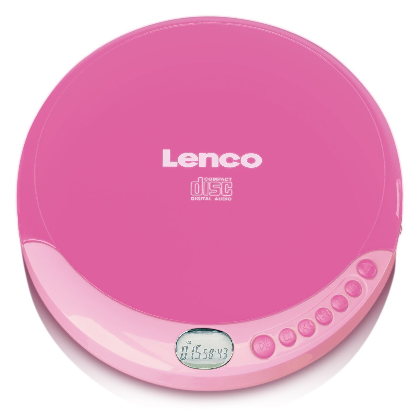Lenco CD-011 - CD-Player - pink