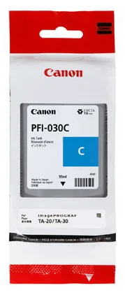 Canon PFI-030C - 55 ml - Cyan - Original - Tintenbehälter, Ansicht 2