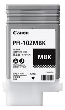 Canon PFI-102 MBK - 130 ml - mattschwarz - original von LumaTech