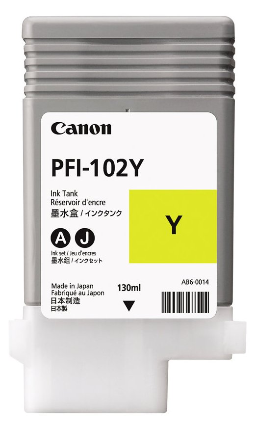 Canon PFI-102 Y - 130 ml - Gelb - Original - Tintenbehälter