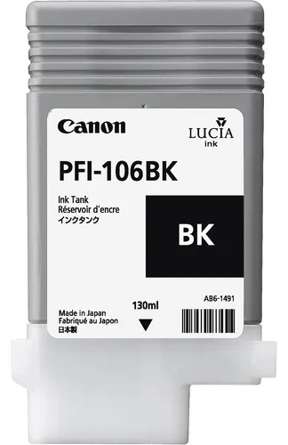 Canon PFI-106 BK - 130 ml - Schwarz - original, Ansicht 2