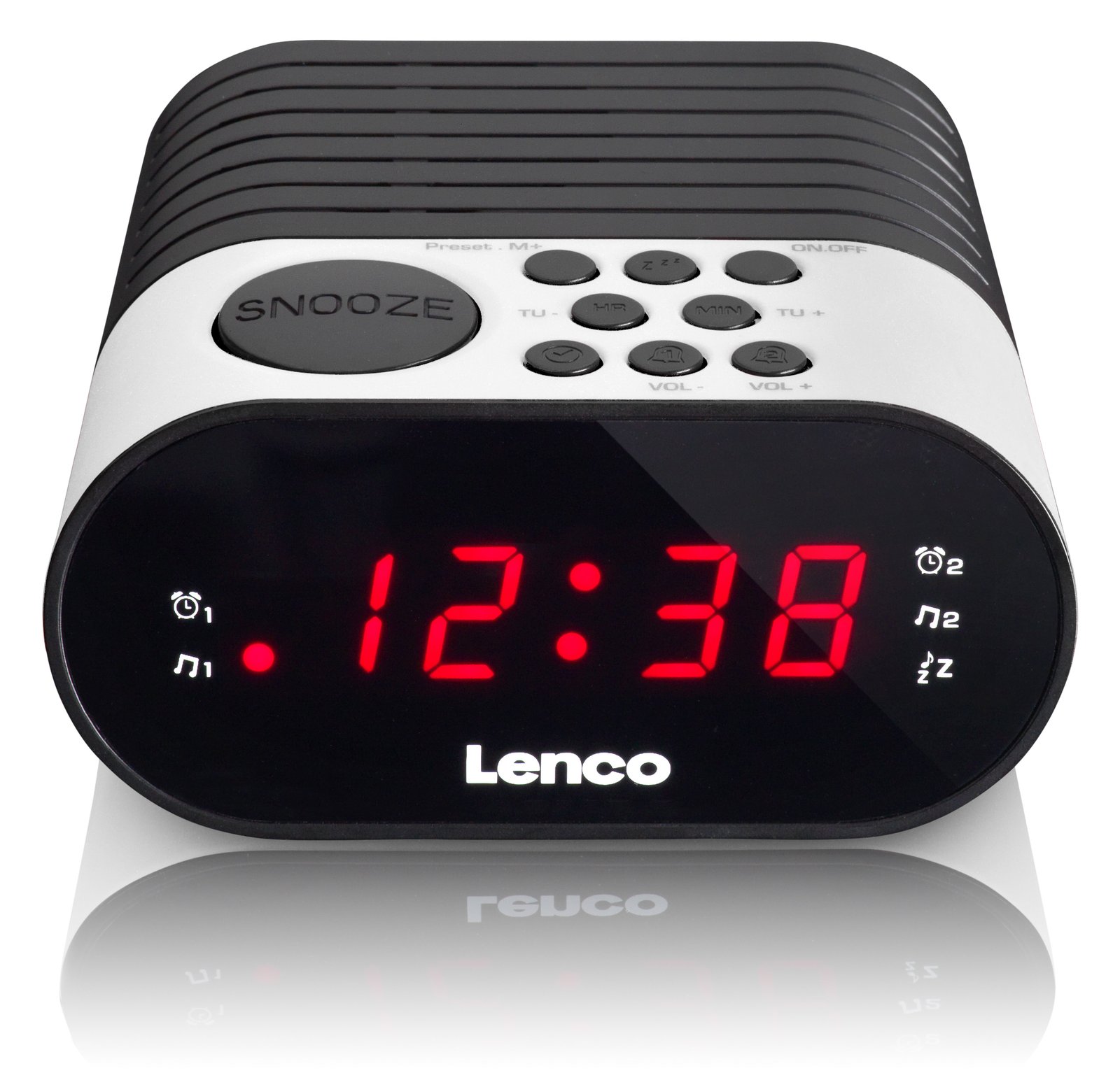 Lenco CR-07 - Radiouhr - 0.3 Watt - weiß