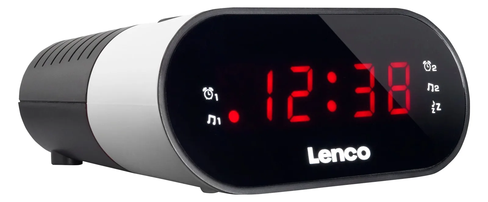 Lenco CR-07 - Radiouhr - 0.3 Watt - weiß, Ansicht 2