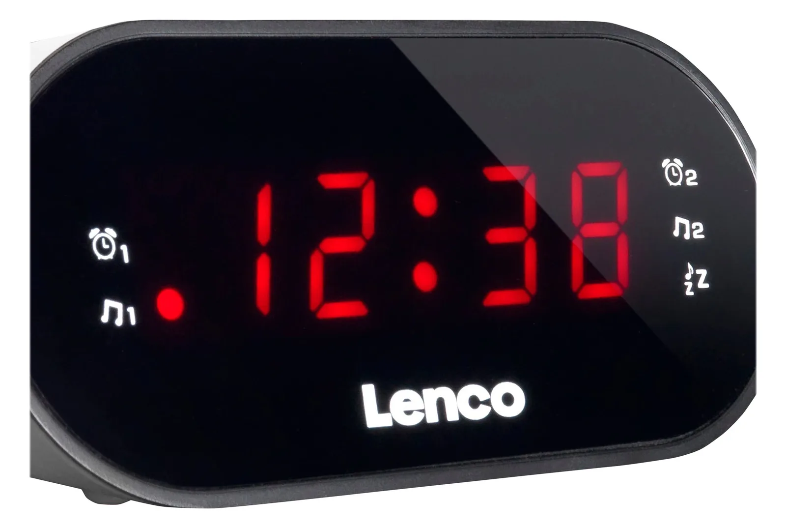 Lenco CR-07 - Radiouhr - 0.3 Watt - weiß, Ansicht 4