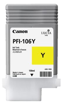 Canon PFI-106 Y - 130 ml - Gelb - original - Tintenbehälter von LumaTech