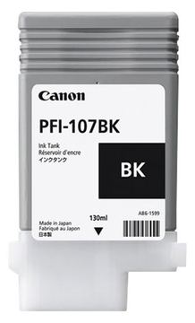 Canon PFI-107 BK - 130 ml - Photo schwarz - Original von LumaTech