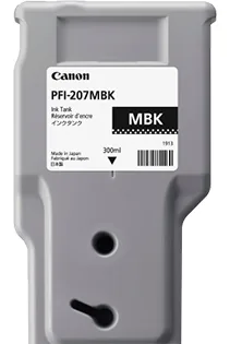 Canon PFI-207 MBK - 300 ml - mattschwarz - Original, Ansicht 2