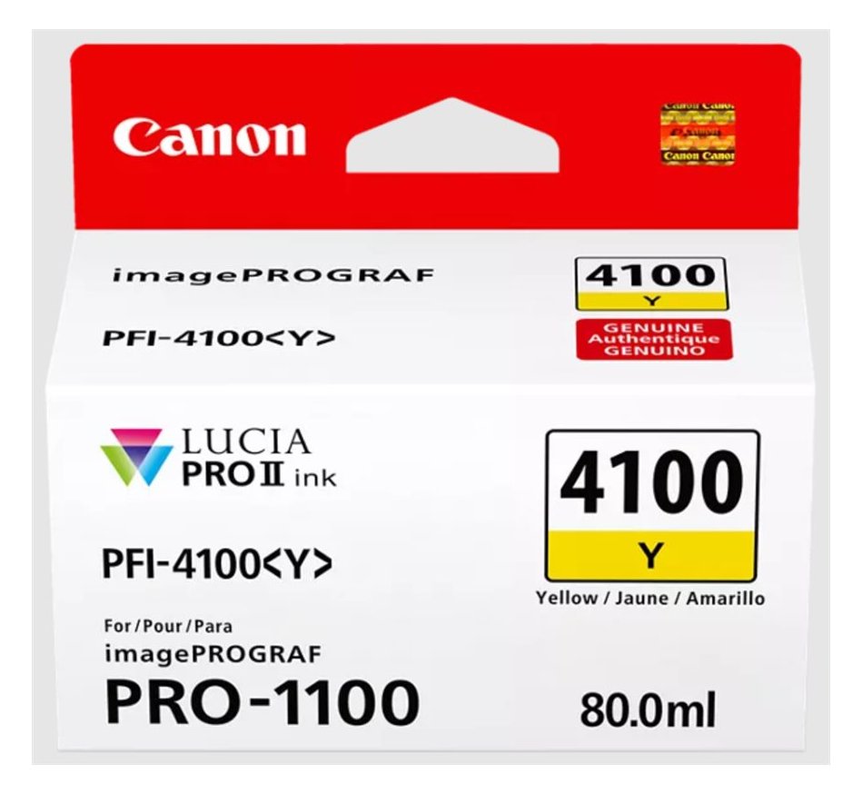 Canon PFI-4100 Y - 80 ml - Gelb - original - Hängebox