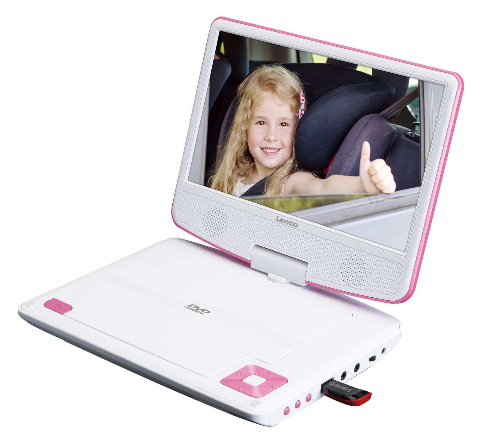 Lenco DVP-910 - DVD-Player - tragbar -Anzeige: 22.5 cm (9")