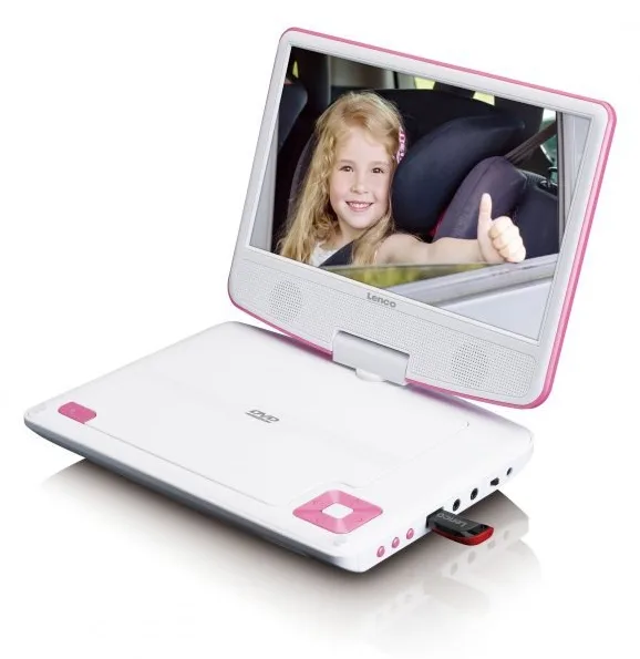 Lenco DVP-910 - DVD-Player - tragbar -Anzeige: 22.5 cm (9"), Ansicht 2