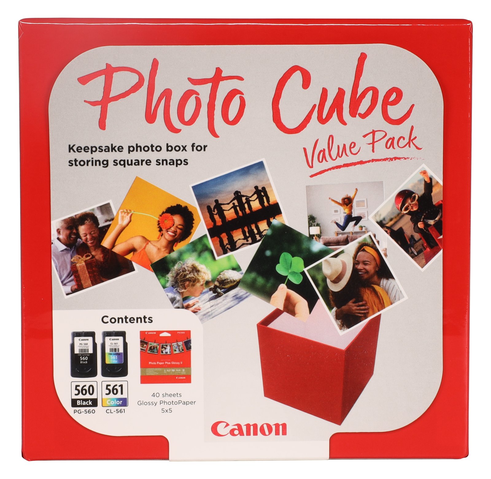 Canon PG-560/CL-561 Photo Value Pack - Glänzend - 0.27 mm - 2er-Pack - Farbe (Cyan, Magenta, Gelb)