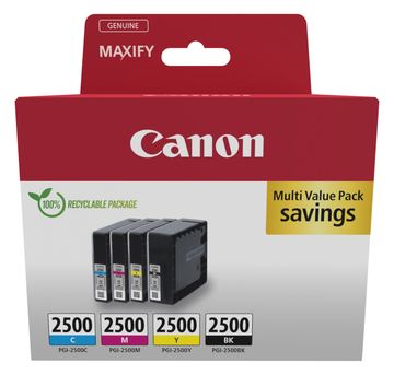 Canon PGI-2500 Ink Cartridge BK/C/M/Y - Tintenpatrone von LumaTech