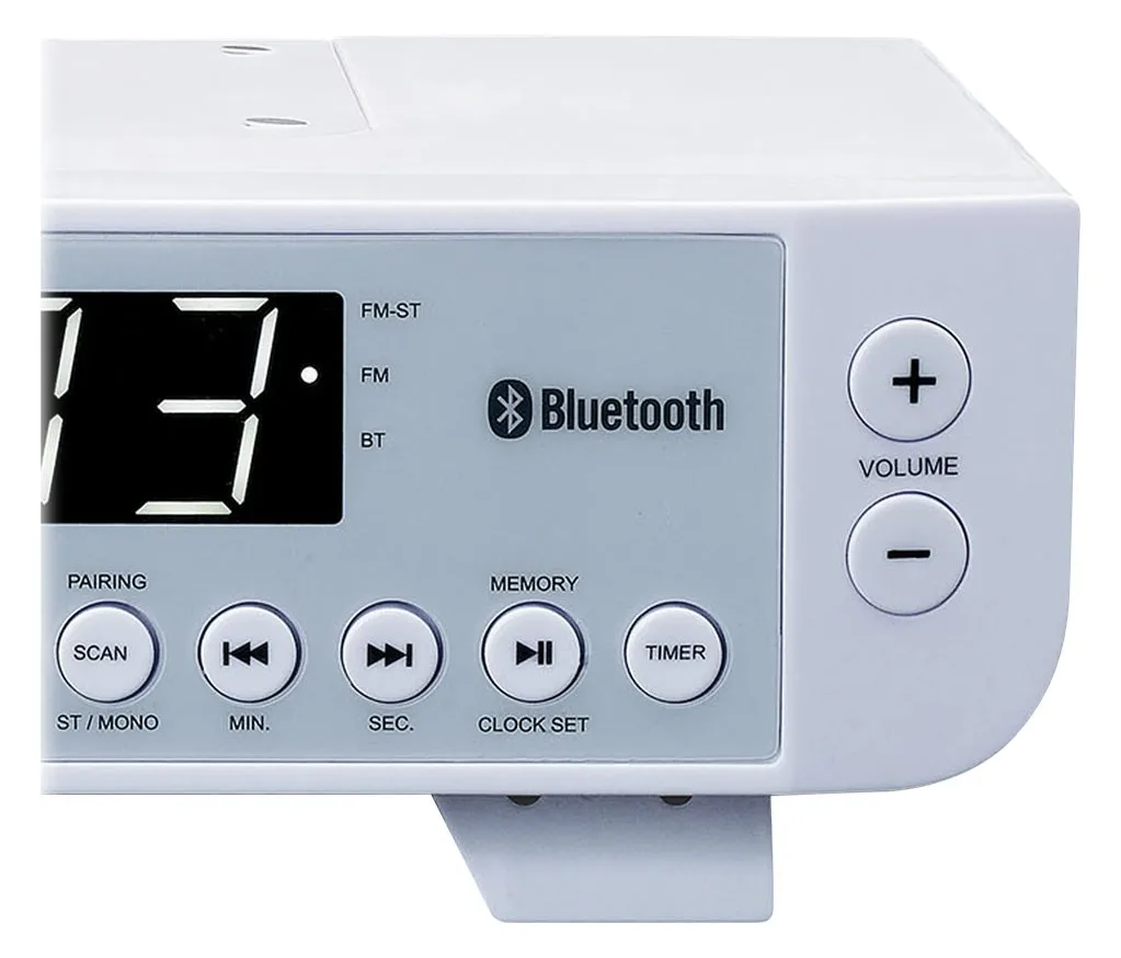 Lenco KCR-100 - Radio - 2 x 1 Watt - weiß, Ansicht 2